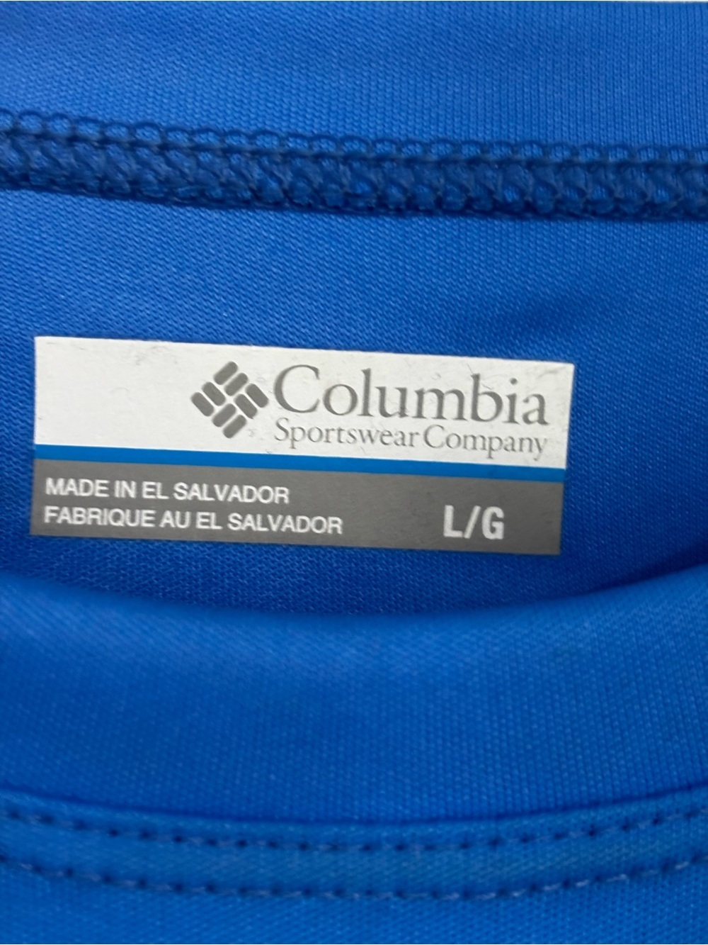 Columbia Omni Shade Long Sleeve Swim Top - Blue Large - Picture 4 of 4